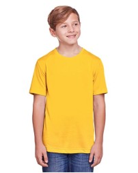 CORE365 CE111Y Youth Fusion ChromaSoft™ Performance T-Shirt – 4.5 oz. 100% Polyester Jersey | XS–XL