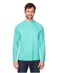 CORE365 CE110 Unisex Ultra UVP™ Marina Raglan Long-Sleeve T-Shirt – 4.5 oz. 100% Polyester | XS–4XL