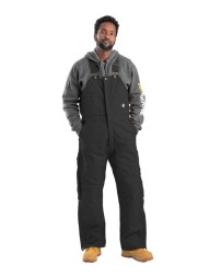 Berne Apparel B415 Men's Heritage Insulated Bib Overall – 10 oz. Super-Duty 100% Cotton Duck Shell with Medium-Weight Insulation | Insulated High Back | S–6XL