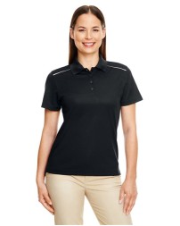 CORE365 78181R Women's Radiant Performance Piqué Polo with Reflective Piping – 4.1 oz. Polyester | XS–3XL