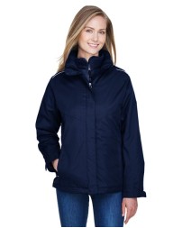 CORE365 78205 Women's Region 3-in-1 Jacket with Fleece Liner – Poly Twill Shell / 7.7 oz. Fleece | XS–3XL