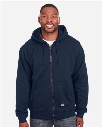 Berne Apparel SZ101T Men's Tall Heritage Thermal-Lined Full-Zip Hooded Sweatshirt – 9 oz. 60/40 Cotton/Poly Fleece with 5 oz. Thermal Lining | Tall Full-Zip Hoodie