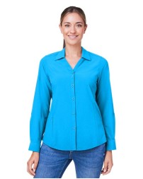 CORE365 CE510LW Women's Ultra UVP® Long-Sleeve Marina Shirt – Convertible Sleeve, 88/12 Poly/Spandex | XS–3XL