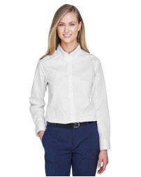 CORE365 78193 Women's Operate Long-Sleeve Twill Shirt – 4.4 oz. 55/45 Cotton/Poly | XS–3XL