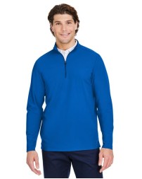 Devon & Jones DG410 Men's CrownLux Performance® Windsor Welded Quarter-Zip Pullover – 5 oz. 75/25 Nylon/Spandex | S–4XL