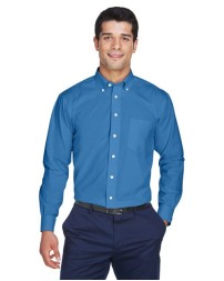 Devon & Jones D630 Men's Crown Collection® Oxford Woven Dress Shirt – 4.1 oz. 60/40 Cotton/Poly | S–4XL