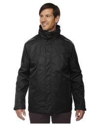 CORE365 88205T Men's Tall Region 3-in-1 Jacket with Fleece Liner – Poly Twill Shell + Fleece | LT–5XLT