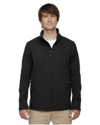 CORE365 88184T Men's Tall Cruise Two-Layer Fleece Bonded Soft Shell Jacket – 96% Poly/4% Spandex | LT–5XLT