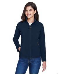 CORE365 78184 Women's Cruise Two-Layer Fleece Bonded Soft Shell Jacket – 96% Poly/4% Spandex | XS–3XL