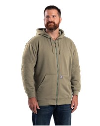 Berne Apparel SZ101 Men's Heritage Thermal Lined Full-Zip Hooded Sweatshirt – 9 oz. 60/40 Cotton/Poly Fleece with 5 oz. Thermal Lining | Oversized Front Pockets | Full-Zip