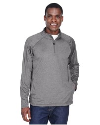 Devon & Jones DG440 Men's Stretch Tech-Shell® Compass Quarter-Zip Pullover – 6.5 oz. 100% Polyester Double Knit | S–4XL