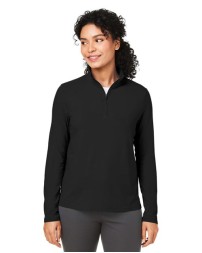 Devon & Jones DG425W Women's Raleigh Stretch Quarter-Zip Pullover – 6 oz. 56/39/5 Cotton/Rayon/Spandex | XS–3XL