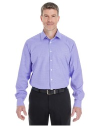 Devon & Jones DG532 Men's Crown Collection® Royal Dobby Dress Shirt – 3.9 oz. 60/40 Cotton/Poly Dobby | S–4XL