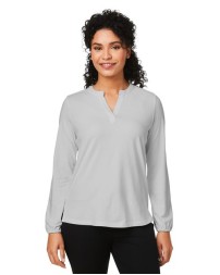 Devon & Jones DP122W Raleigh Half-Placket Knit Top – Women’s 6 oz. Cotton/Rayon/Spandex UPF 50+ Top | XS–3XL