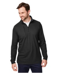 Devon & Jones DG400 Men's New Classics® Performance Quarter-Zip Pullover – 6 oz. 97% SUPIMA® Cotton/3% Spandex | S–4XL