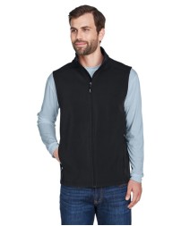 CORE365 CE701 Men's Cruise Two-Layer Fleece Bonded Soft Shell Vest – 8 oz. 96/4 Poly/Spandex | S–3XL