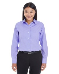 Devon & Jones DG532W Women's Crown Collection® Royal Dobby Dress Shirt – 3.9 oz. 60/40 Cotton/Poly Dobby | XS–3XL