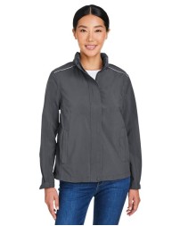 CORE365 CE712W Women's Packable Rain Jacket – 3.5 oz. 100% Polyester Pongee / 3,000 mm Waterproof | XS–3XL