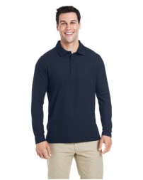 CORE365 CE112L Men's Fusion ChromaSoft™ Long-Sleeve Pique Polo – 6 oz. 100% Polyester Pique | XS–5XL