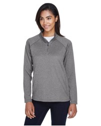Devon & Jones DG440W Women's Stretch Tech-Shell® Compass Quarter-Zip Pullover – 6.5 oz. 100% Polyester Double Knit | S–3XL