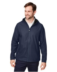 Devon & Jones DG720 New Classics® Prescott Rain Jacket – Unisex 6 oz. PU-Bonded Polyester Water-Resistant Rain Jacket