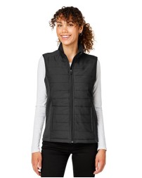 Devon & Jones DG706W New Classics® Charleston Hybrid Vest – Women’s 7 oz. Cotton/Poly Interlock Insulated Vest | XS–3XL