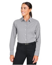 Devon & Jones DG536W CrownLux Performance® Gingham Dress Shirt – Women’s 3 oz. Stretch Nylon Shirt | XS–3XL