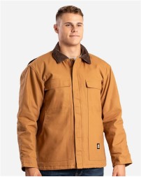 Berne Apparel CH416T Men's Tall Heritage Cotton Duck Chore Jacket – 10 oz. Heavy-Duty Cotton Duck with Heavyweight Insulation | Tall Sizing MT–5XLT | LEED-Certified Factory
