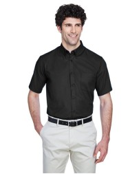 CORE365 88194T Men's Tall Optimum Short-Sleeve Twill Dress Shirt – 4.4 oz. 55/45 Cotton/Poly | LT–5XLT