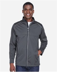 CORE365 CE708T Men's Tall Techno Lite Three-Layer Knit Tech-Shell Jacket – 6 oz. 3-Layer Polyester | LT–3XLT