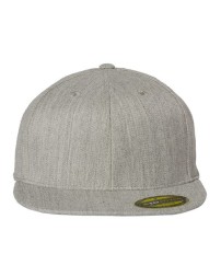 Flexfit 6210FF 210® Flat Bill Cap – 83/15/2 Acrylic/Wool/PU Spandex | Structured Six-Panel High-Profile | Flat Bill | Sewn Eyelets | Flexfit® Technology | OEKO-TEX