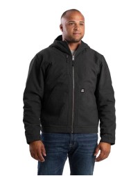Berne Apparel HJ65T Men's Tall Heritage Duck Hooded Jacket – 10 oz. 100% Heavy-Duty Cotton Duck with Heavyweight Insulation | Tall Sizing | Water-Repellent