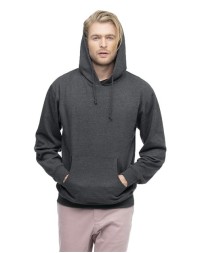 econscious EC5570 Unisex Heathered Hooded Sweatshirt – 7 oz. 55/45 Organic Cotton/Recycled Polyester | Heathered Fleece | Clean-Finished Neck Seam | 2x1 Cotton/Spandex Rib