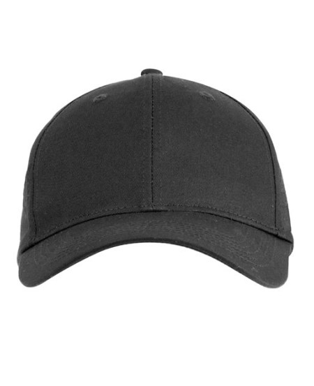 Big Accessories BX020 Twill Cap – 100% Cotton Twill | Structured 6-Panel | Buckram Front | Hook-and-Loop (Velcro) Closure | Sewn Eyelets | OSFM
