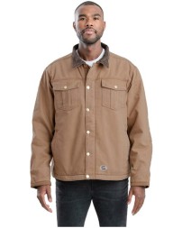 Berne Apparel J58T Men's Tall Vintage Washed Sherpa-Lined Work Jacket – 12 oz. 100% Cotton Sanded Duck with Heavyweight Sherpa Body | Tall Sizing | Vintage Wash