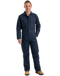 Berne Apparel C250 Men's Heritage Unlined Coverall – 7.5 oz. 55/45 Cotton/Poly Twill Preshrunk Unlined Work Coverall | Two-Way Brass Zipper, Multiple Pockets | Sizes 36–54