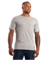 Berne Apparel BSM76 Men's Lightweight Performance T-Shirt – 4.2 oz. 60/40 Cotton/Poly Jersey Men's Short-Sleeve Performance Tee | Moisture-Wicking, No Chest Pocket | S–4XL