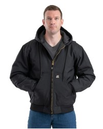 Berne Apparel NJ51 Men's Icecap Insulated Hooded Jacket – 1,000 Denier Nylon Shell with Arctic-Weight Insulation | Waterproof, Wind-Resistant, Abrasion-Resistant | ICECAP Collection