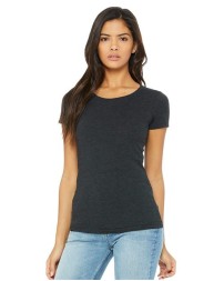 BELLA CANVAS 8413 Women's Triblend Tee – 3.8 oz. 50/25/25 Poly/Airlume Cotton/Rayon Women's Triblend Short-Sleeve Tee | Semi-Relaxed Fit