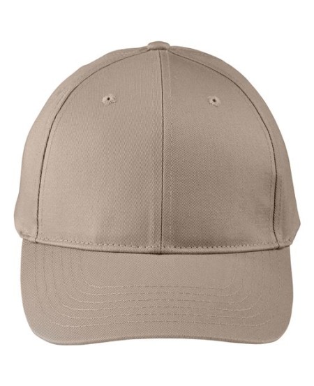Big Accessories BX020SB Structured Snapback Cap – 100% Cotton Twill | Structured 6-Panel | Buckram Front | Snapback Closure | Sewn Eyelets | OSFM
