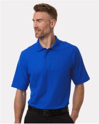 Harriton M105 Maverick CVC Pique Polo – Men's 5 oz. 60/40 Cotton/Poly Pique Short-Sleeve Polo