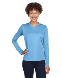 Team 365 TT11WL Women's Zone Performance Long Sleeve T-Shirt – 3.5 oz. Polyester | XS–3XL