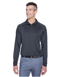 Harriton M211L Men's Advantage Long Sleeve Tactical Polo – 6.6 oz. 100% Polyester Snag Protection Plus | XS–5XL