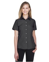 Harriton M560W Women's Barbados Textured Camp Shirt – 4.7 oz. 70/30 Rayon/Polyester Women's Camp Shirt | XS–3XL