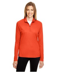 Team 365 TT31W Women's Zone Performance Quarter-Zip Pullover – 3.5 oz. Polyester Interlock | XS–3XL