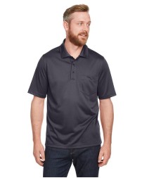 Harriton M348P Men's Advantage Snag Protection Plus IL Pocket Polo – 6.5 oz. 100% Polyester with Left Chest Pocket | S–6XL