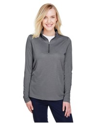 Team 365 TT31HW Women's Zone Sonic Heather Quarter-Zip Pullover – 3.5 oz. Sonic Heather | XS–3XL