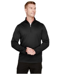 Harriton M748 Men's Advantage Snag Protection Plus Quarter-Zip Pullover – 6.6 oz. 100% Polyester Jersey | S–6XL