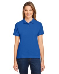Harriton M200W Women's Cotton Polo – 100% Ring-Spun Cotton Pique Women's Short-Sleeve Polo | XS–3XL