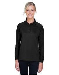 Harriton M211LW Women's Advantage Long Sleeve Tactical Polo – 6.6 oz. 100% Polyester Snag Protection Plus | XS–3XL